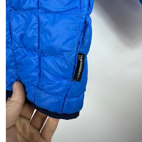 North Face Toddler Thermoball Quilted Puffer Kids Jacket Blue Size 5T - Picture 10 of 11